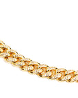 Cuban link chain 13mm fully iced with custom clasp ifandco icebox