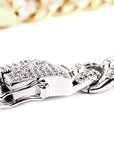 Cuban link chain 13mm fully iced with custom clasp ifandco icebox