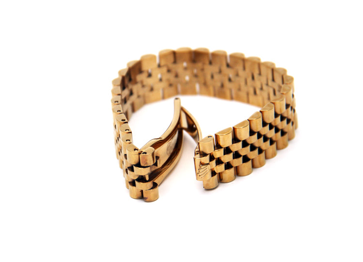 Rolex bracelet presidential bracelet bangle watch strap vintage diamond yellow gold
