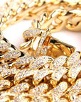 Fully iced cuban link chain 10mm