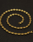 plain solid gucci link 8mm necklace chain bracelet white gold yellow gold affordable hip hop jewelry shopgld