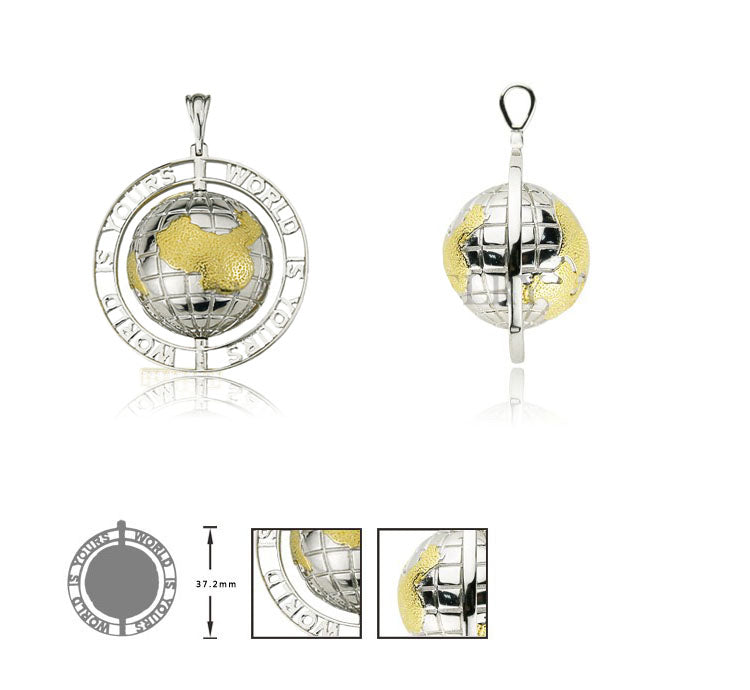 nas world is yours pendant necklace chain ifandco