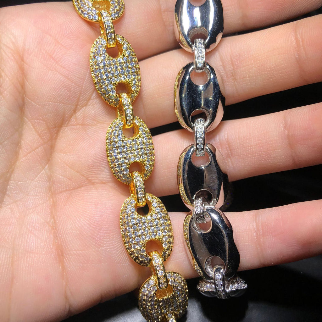 gucci link chain 13mm diamond necklace bracelet affordable jewelry lifetime guarantee shopgld