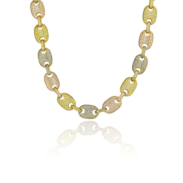 gucci link 13mm chain necklace diamond drake ifandco