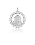 MICRO VIRGIN MARY MEDALLION ifandco pendant necklace affordable jewelry