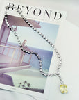 Beyoncé's Tiffany & Co diamond necklace is worth $30 million harpersbazaar.com tiffany yellow diamond necklace beyonce' from The 128-carat yellow diamond was worn by Hepburn during the Breakfast At Tiffany's press tour in 1961, and was seen again on Lady Gaga