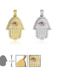 Hamsa pendant & necklace free matching chain included ifandco