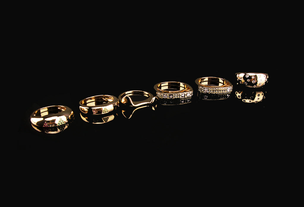 hamburger ring as seen on Nigo in multicolored vvs diamond ifandco 