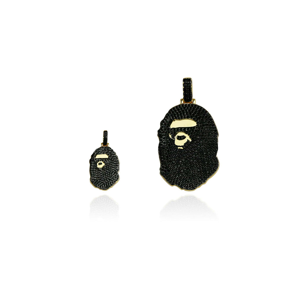 bathing ape bape pendant necklace chain