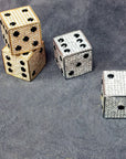 18k Gold Diamond Dice