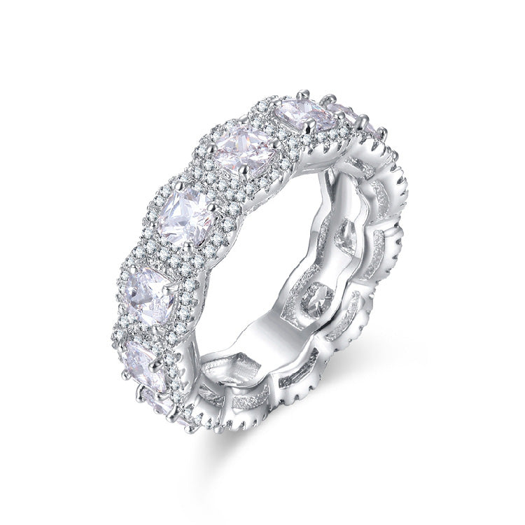 Kylie Jenner signature eternity band ring in oval kylie ring diamond