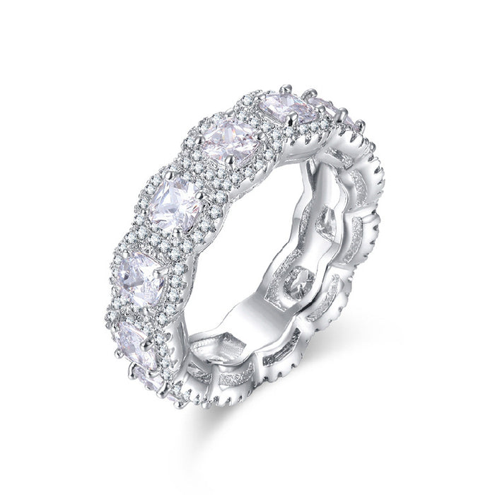 Kylie Jenner signature eternity band ring in oval kylie ring diamond
