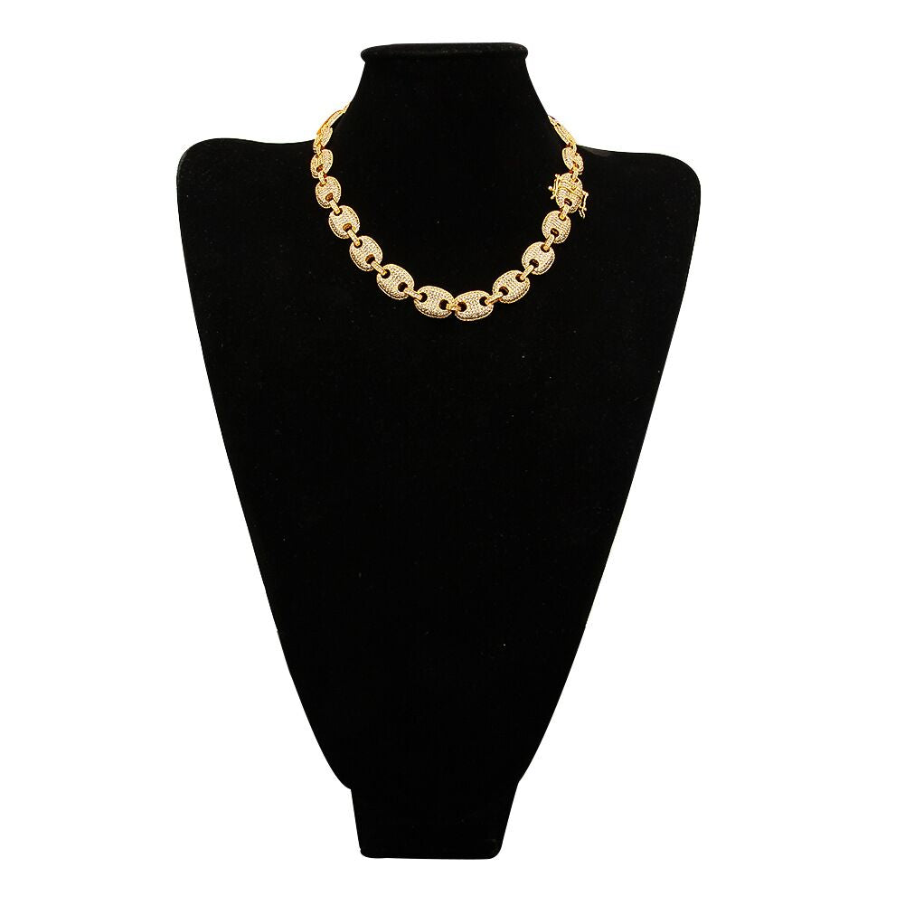 gucci link chain 13mm diamond necklace bracelet affordable jewelry lifetime guarantee shopgld