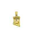 micro nano pico jesus piece diamond eyes pendant necklace chain