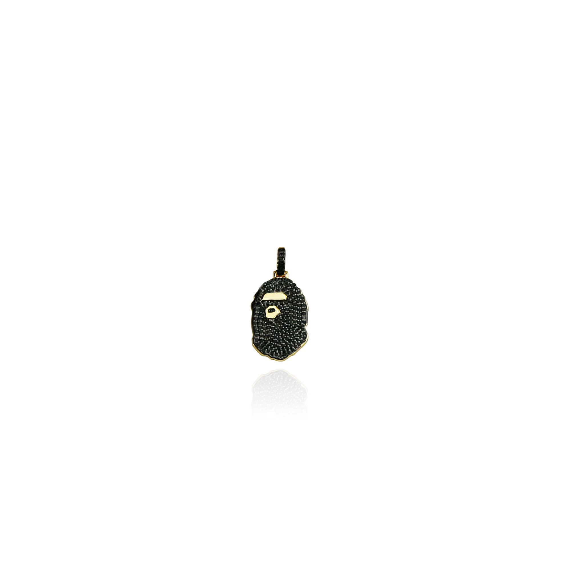 bathing ape bape micro pendant necklace chain