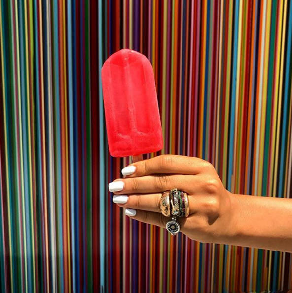 hamburger rings as seen on Nigo in multicolored vvs diamond ifandco 