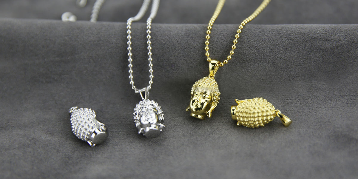 Nano Buddha pendant &amp; necklace chain