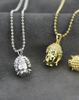Nano Buddha pendant & necklace chain