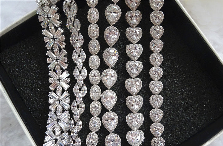 Travis scott custhion diamond choker tennis chain oval cut micro pave diamond necklace