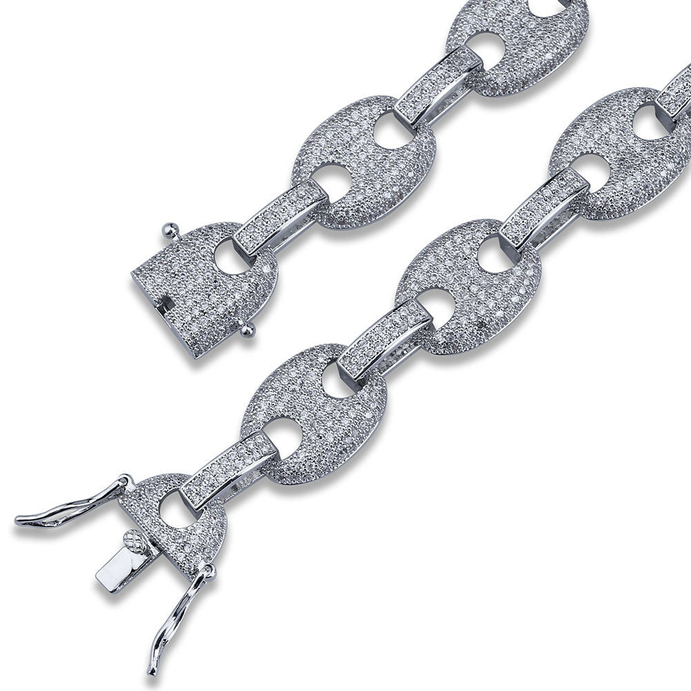 gucci link chain 12mm diamond necklace bracelet affordable jewelry lifetime guarantee shopgld