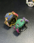 gucci link ring vvs diamond ifandco as seen on drake affordable hip hop jewelry