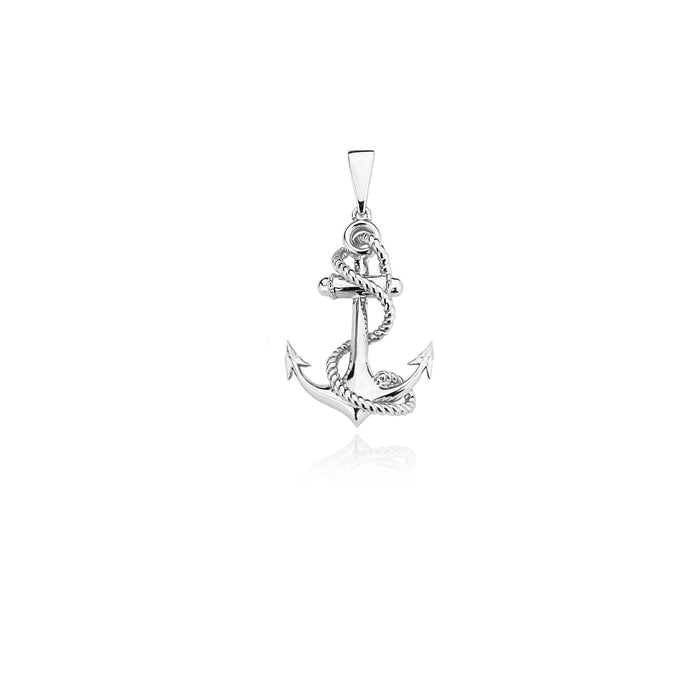 Silver Anchor Pendant