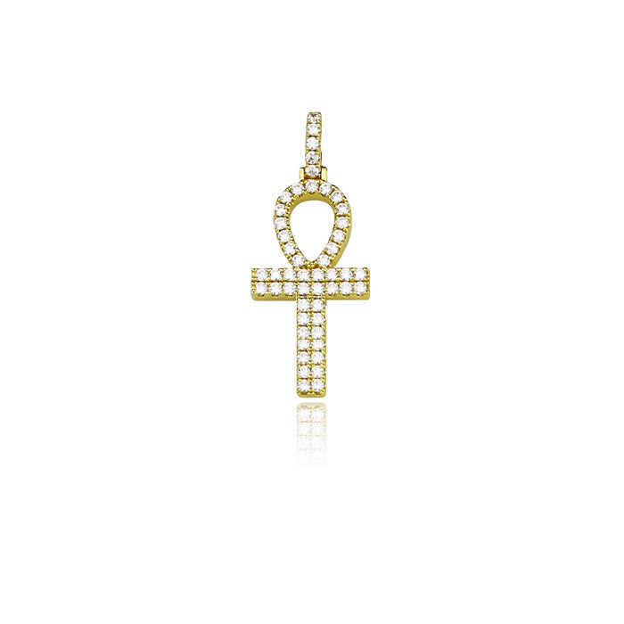 ankh bold 30mm gold pendant