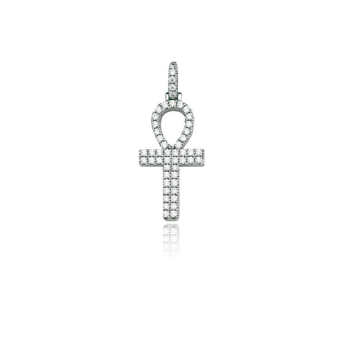 ankh bold 30mm pendant silver