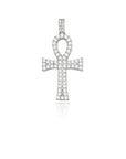 ankh bold large silver pendant 53mm