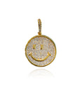 Travis Scott Astroworld smiley globe pendant necklace free matching chain pendant vvs ifadnco