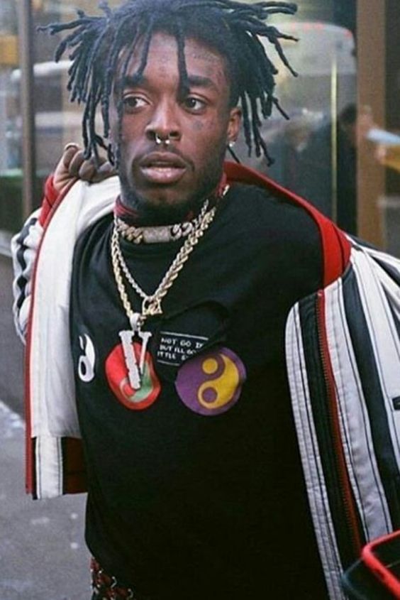 lil uzi VLONE V diamond pendant necklace chain ifadnco