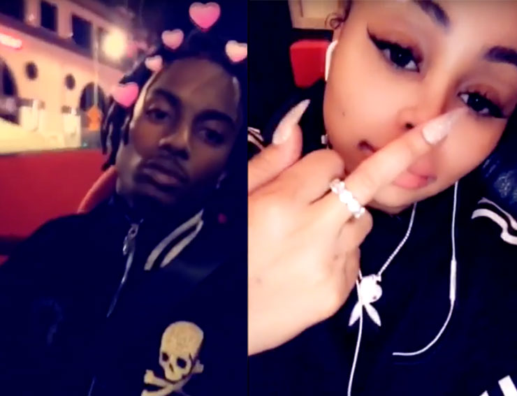 playboi carti playboy bunny upside down pendant necklace chain as seen on blac chyna dating snapchat