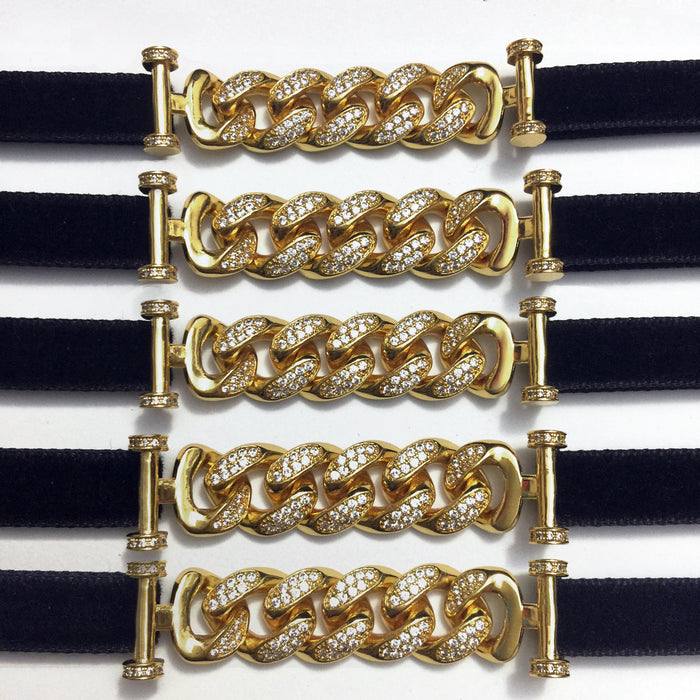 Cuban link choker