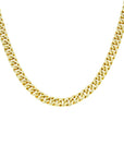 cuban link chain fully iced gold