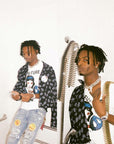 playboi carti playboy bunny upside down pendant necklace chain as seen on blac chyna dating snapchat