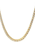Tennis necklace diamond link chain vvs ifandco