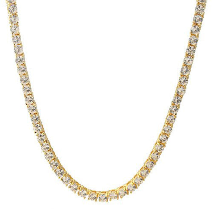 Tennis necklace diamond link chain vvs ifandco