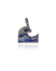 emoji wavey iphone facebook wave pendant necklace chain ifandco custom vvs diamond