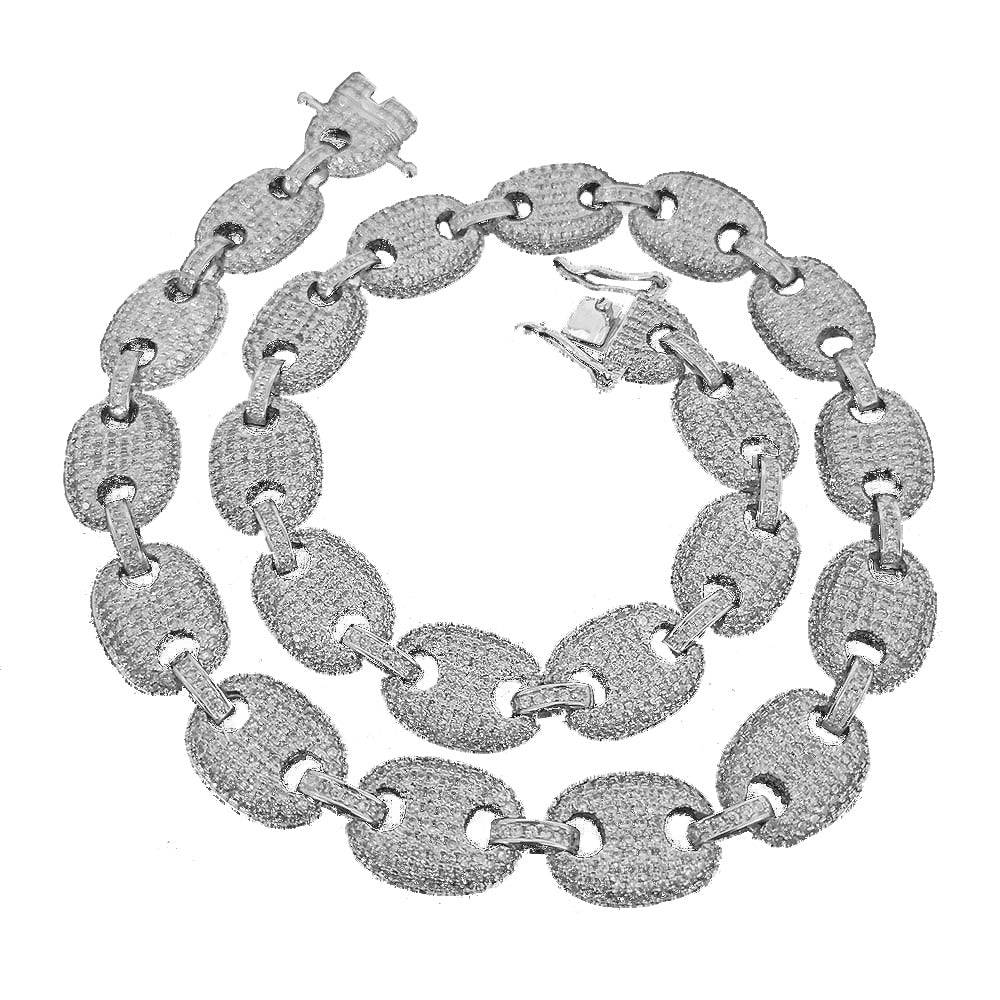 gucci link chain 13mm diamond necklace bracelet affordable jewelry lifetime guarantee shopgld