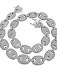 gucci link chain 13mm diamond necklace bracelet affordable jewelry lifetime guarantee shopgld