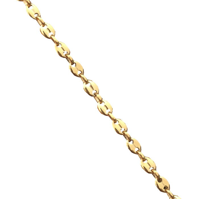 gucci link ifandco yellow gold silver necklace chain shopgld
