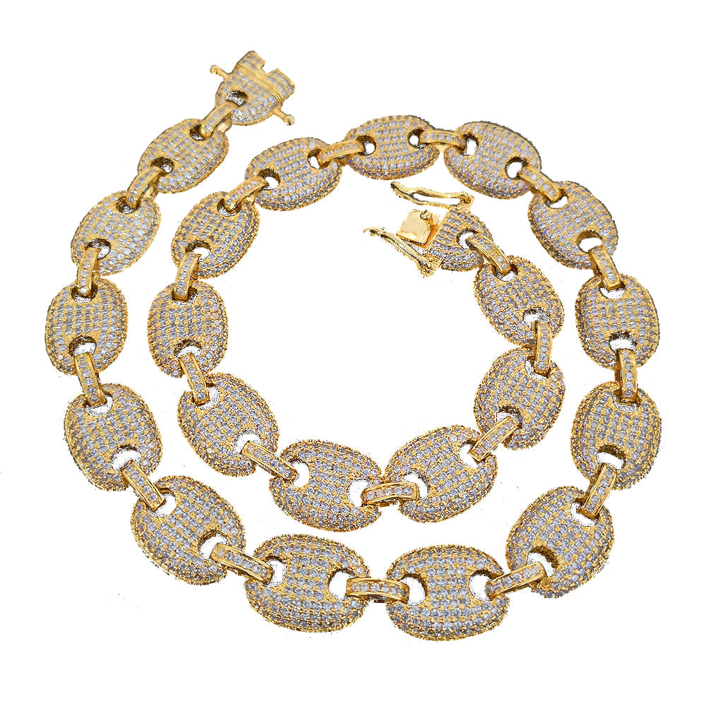 gucci link chain 13mm diamond necklace bracelet affordable jewelry lifetime guarantee shopgld
