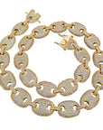 gucci link chain 13mm diamond necklace bracelet affordable jewelry lifetime guarantee shopgld