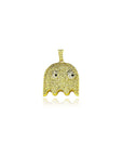 ghost clyde full yellow gold pendant diamonds