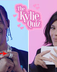Kylie Jenner Travis Scott GQ quiz eternity ring kylie ring diamond silver white gold