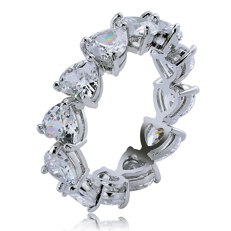 Kylie Jenner signature heart eternity ring diamond vvs shopgld ifandco travis scott
