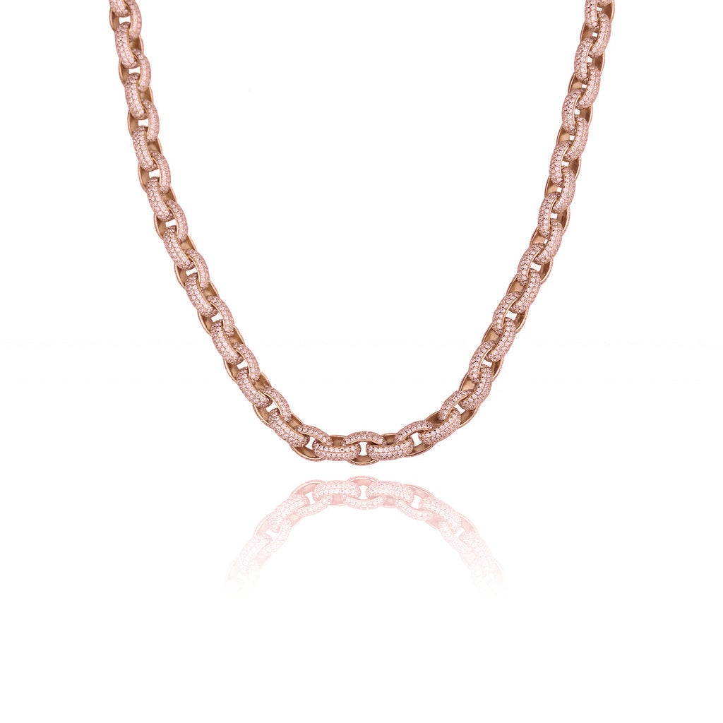 hermes link gold cuban link chain drake acrobat diamond vvs