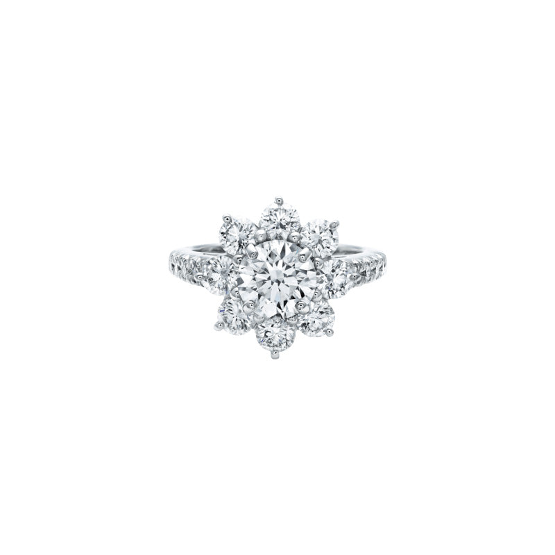 Sunflower by Harry Winston, Large Diamond Ring cheap best price engagement rings wedding