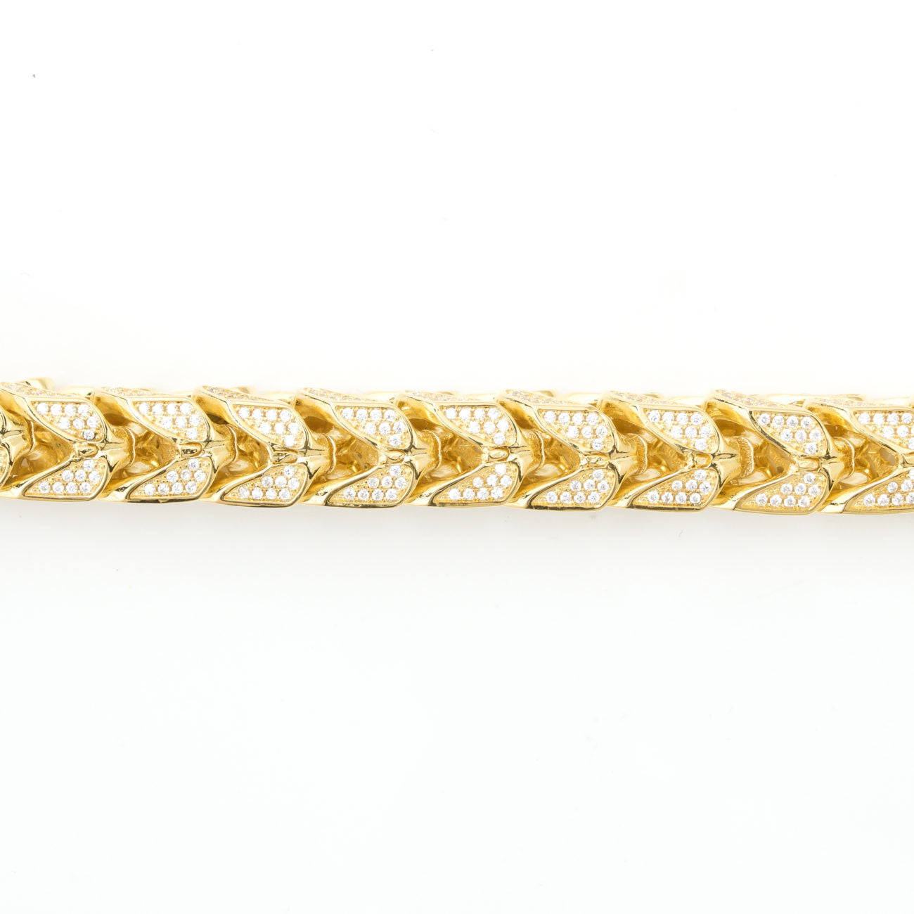 Iced Out Franco Bracelet 10mm