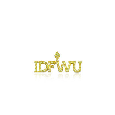 IDFWU big sean pendant gold diamonds yellow